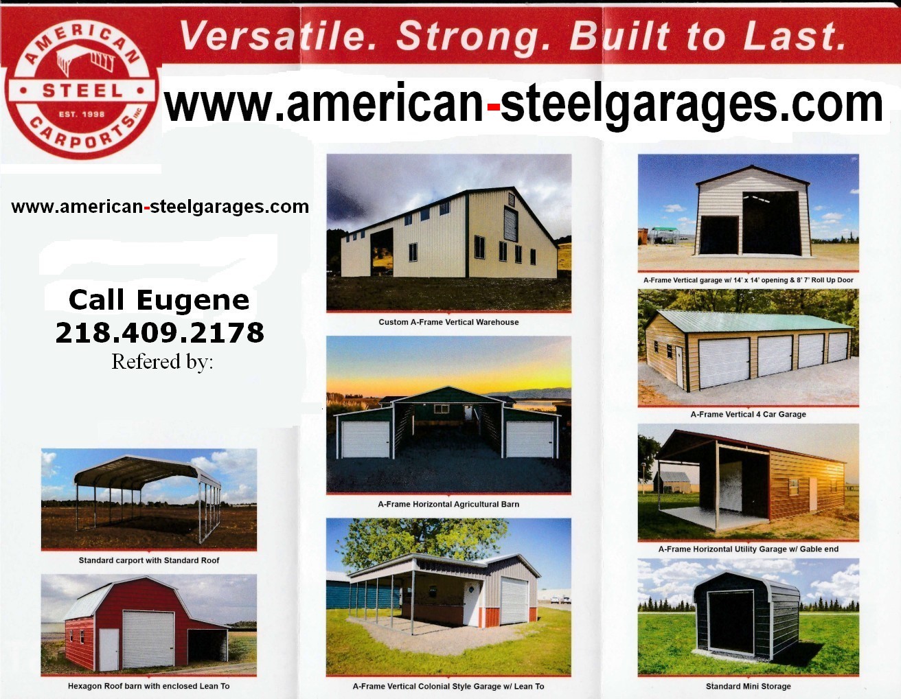 pictures of a variety of american steel garages building examples for you to choose from