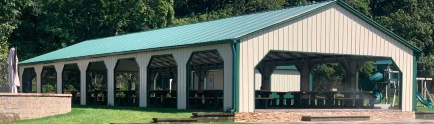 image of clearspan steel building by american-steelgarages.com