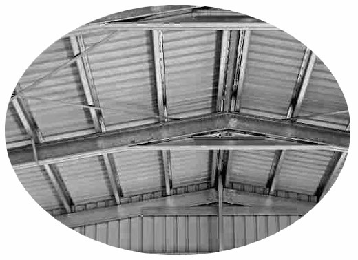 image icon of steel building roof bracing